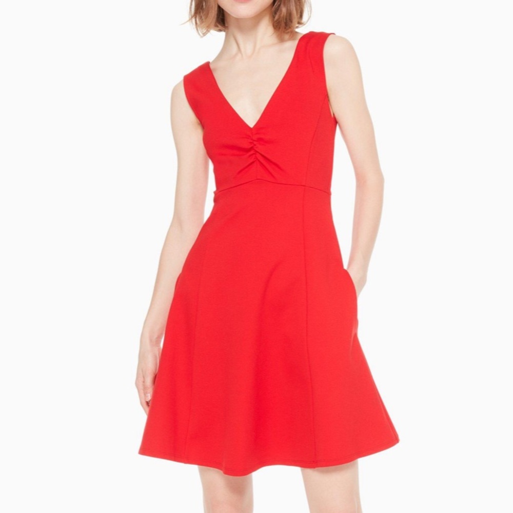 NWT kate spade v-neck ponte dress